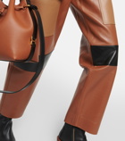 Chloé Patchwork leather cargo pants