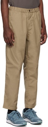 Nanamica Taupe Light Easy Trousers