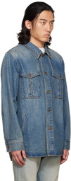DRAE SSENSE Exclusive Blue Oversized Shirt