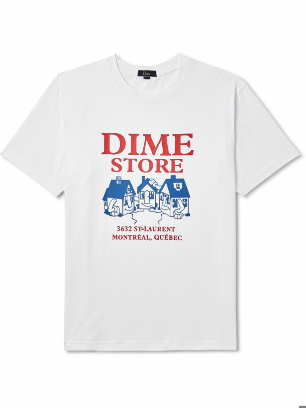 Photo: DIME - Logo-Print Cotton-Jersey T-Shirt - White