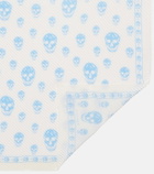 McQueen Skull silk scarf