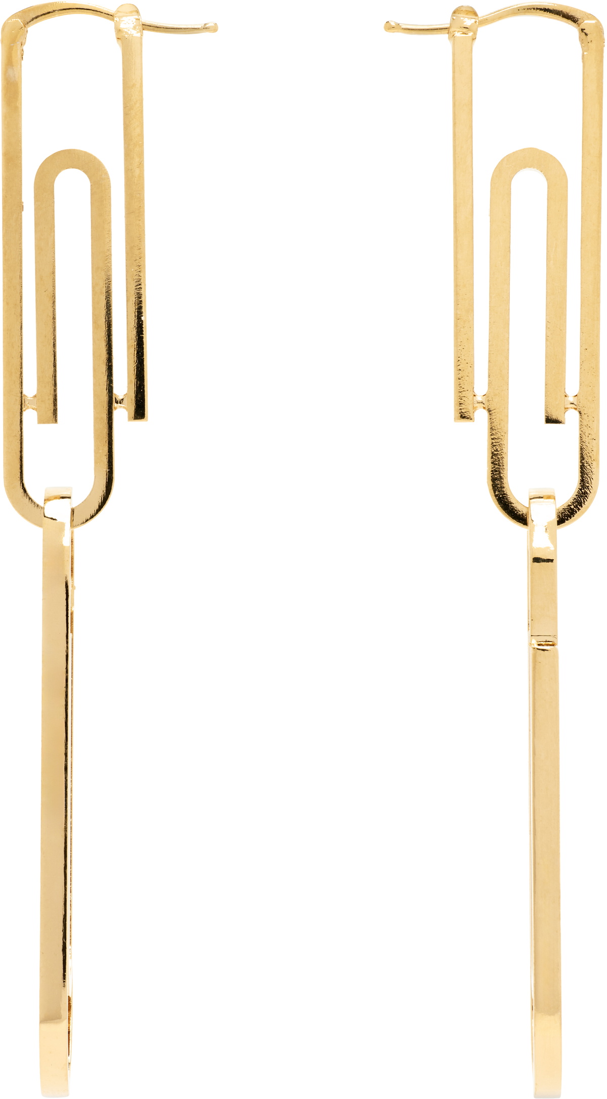 Off-White Paperclip Earrings