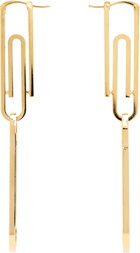 Off-White Paperclip Earrings