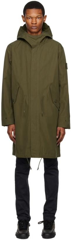 Photo: Stone Island Khaki Ghost Piece Coat