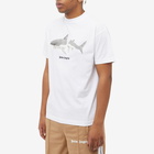 Palm Angels Men's Shark T-Shirt in White/Black