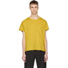 Second/Layer Yellow Spiral Pocket T-Shirt