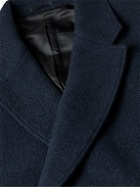Club Monaco - Double-Breasted Boiled Wool-Blend Coat - Blue