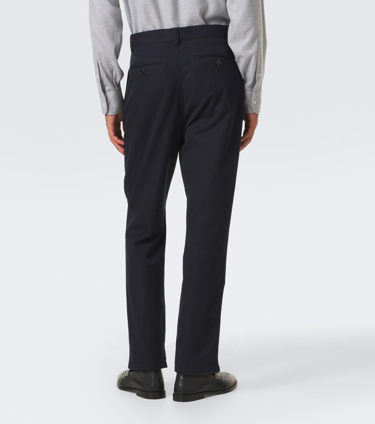 Brunello Cucinelli Cotton and wool tapered pants
