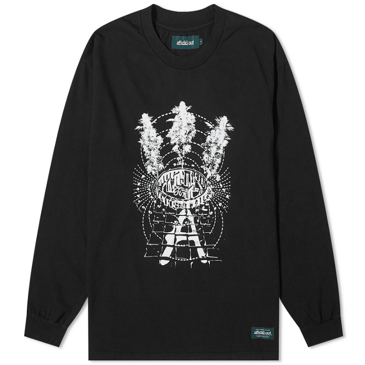 Photo: Afield Out Men's Long Sleeve Stone T-Shirt in Black