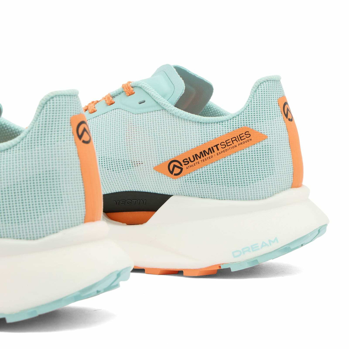 The North Face Men's Summit Vectiv Pro 3 Expedition in Canal Blue/Papaya