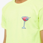 Tired Skateboards Men's Dirty Martini T-Shirt in Chartreuse