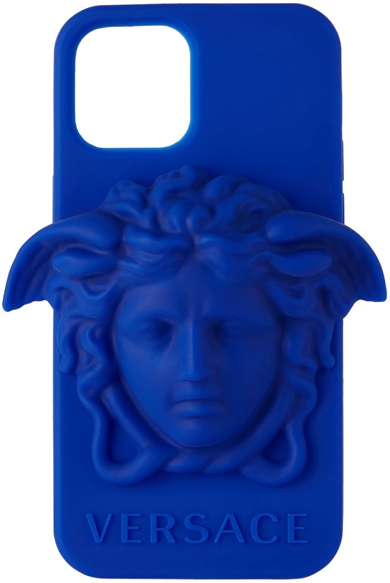 Photo: Versace Blue Medusa iPhone 12/12 Pro Case