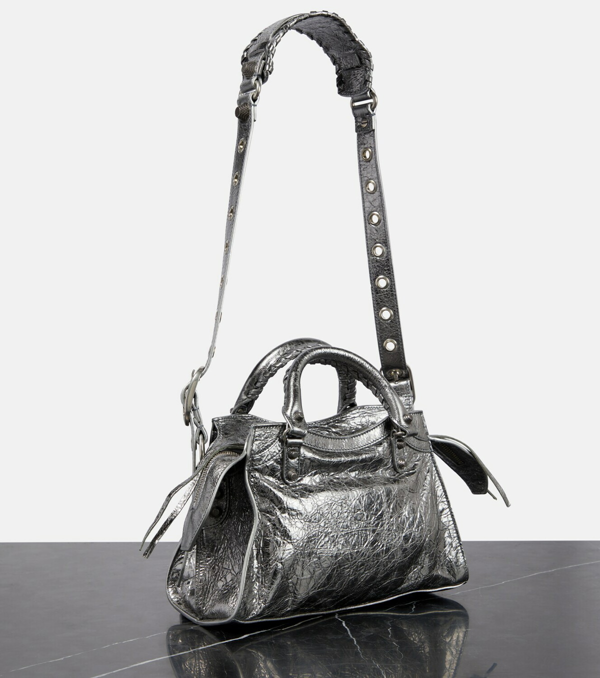 Balenciaga Neo Cagole Xs Shoulder Bag - Grey