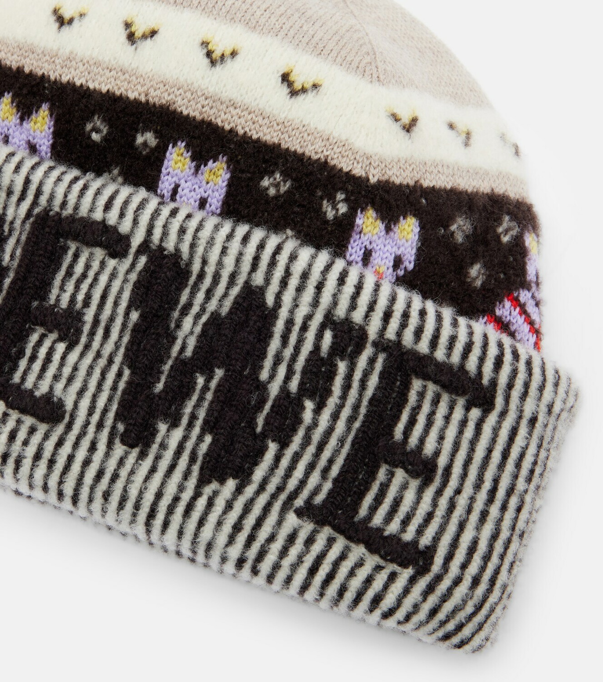Loewe Logo wool-blend beanie