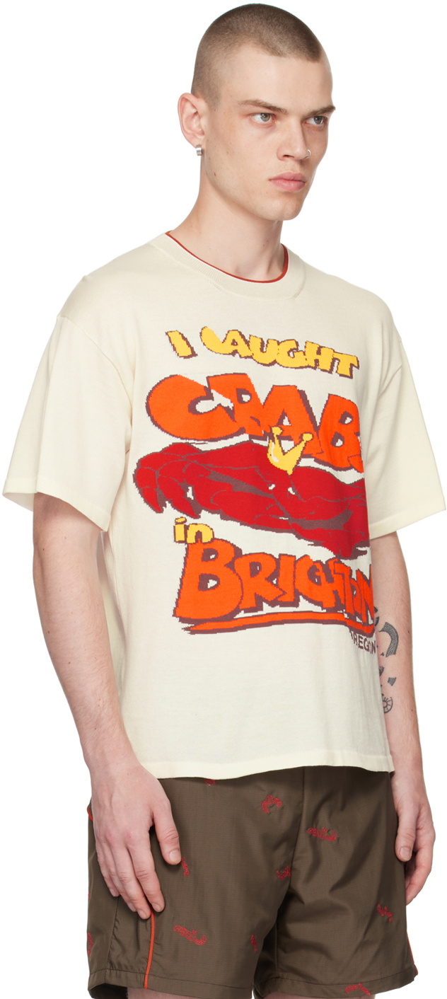 Robyn Lynch Off-White Jacquard T-Shirt