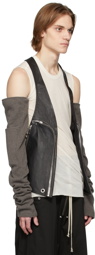 Rick Owens Black Bauhaus Harness Vest