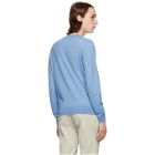 Isaia Blue Merino Sweater