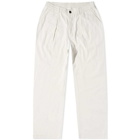 Universal Works Men's Winter Twill Oxford Pant in Winter White