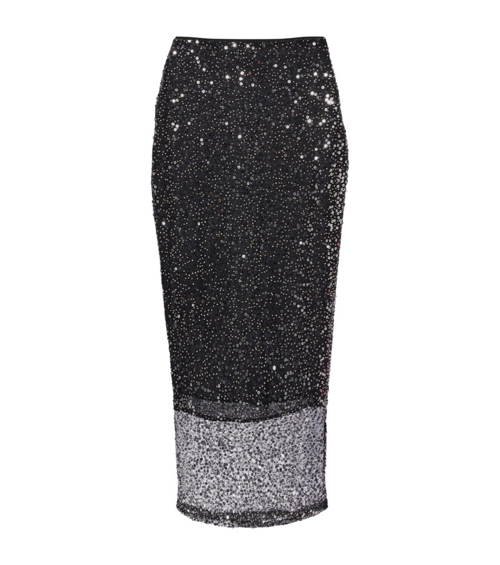 Photo: Marant Etoile Nehjany sequined midi skirt