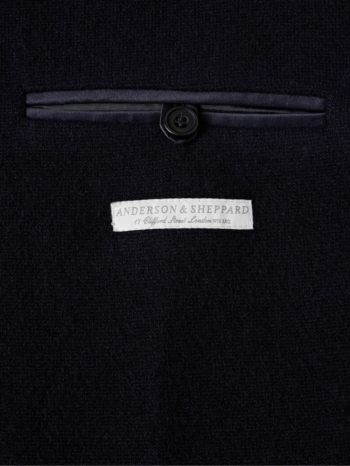 Anderson & Sheppard - Unstructured Wool and Cashmere-Blend Blazer - Blue