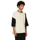 Homme Plisse Issey Miyake Black Combi Knit T-Shirt