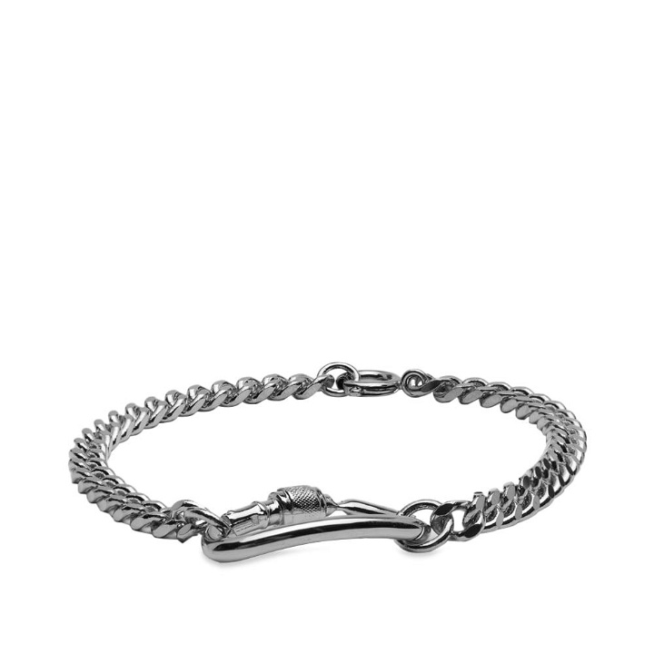 Photo: A.P.C. Men's Lock Bracelet in Silver