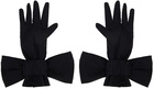 Shushu/Tong SSENSE Exclusive Black Bow Gloves