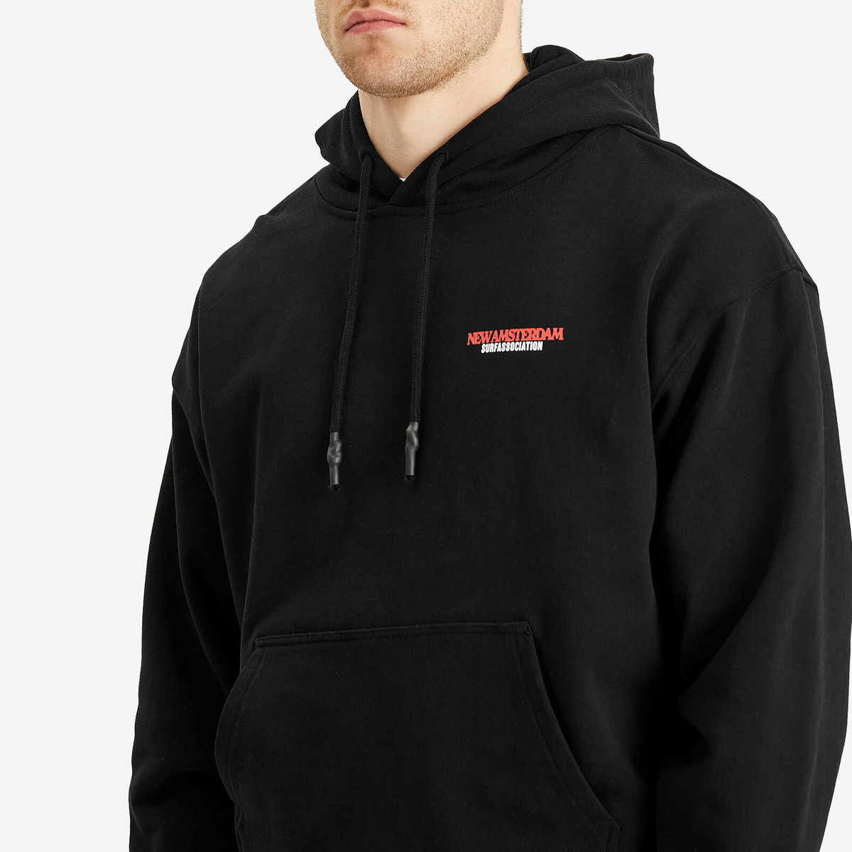 New Amsterdam Surf Association Men's Rated Hoodie in Black