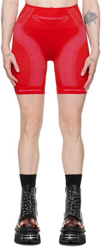Photo: MISBHV Red Jacquard Sport Shorts