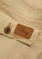 Cherry Los Angeles Western Straight-leg Cotton Trousers Tan