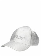 OFF-WHITE Logo Coated Cotton Denim Baseball Cap