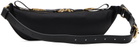 Moschino Black Multipocket Nylon Belt Bag