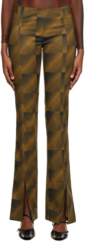 Photo: ELLISS Brown Planet Illusion Trousers