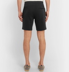 Frescobol Carioca - Loopback Cotton-Blend Jersey Drawstring Shorts - Black