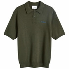 Palmes Men's Marco Knit Polo in Olive