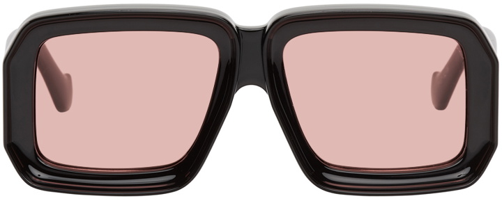 Photo: Loewe Black Paula's Ibiza Mask Sunglasses