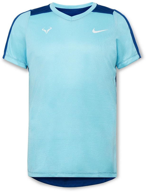Photo: Nike Tennis - Rafa Challenger Dri-FIT Tennis T-Shirt - Blue