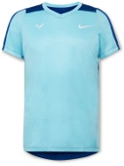 Nike Tennis - Rafa Challenger Dri-FIT Tennis T-Shirt - Blue