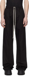 Rick Owens Black Hollywood Dietrich Drawstring Trousers