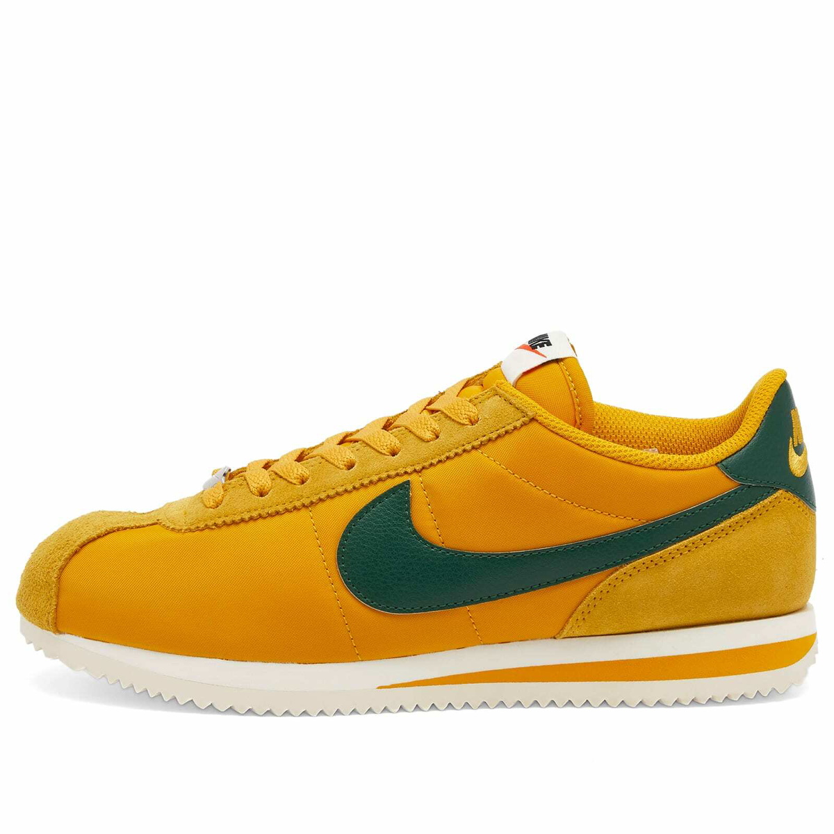 Nike Women's Cortez Yellow / Green オレゴン Women's Nike Classic Cortez Premium 'Classic Green & Yellow