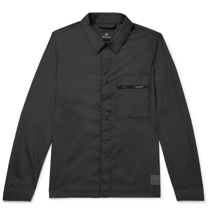 Photo: PS by Paul Smith - Slim-Fit Nylon Overshirt - Black