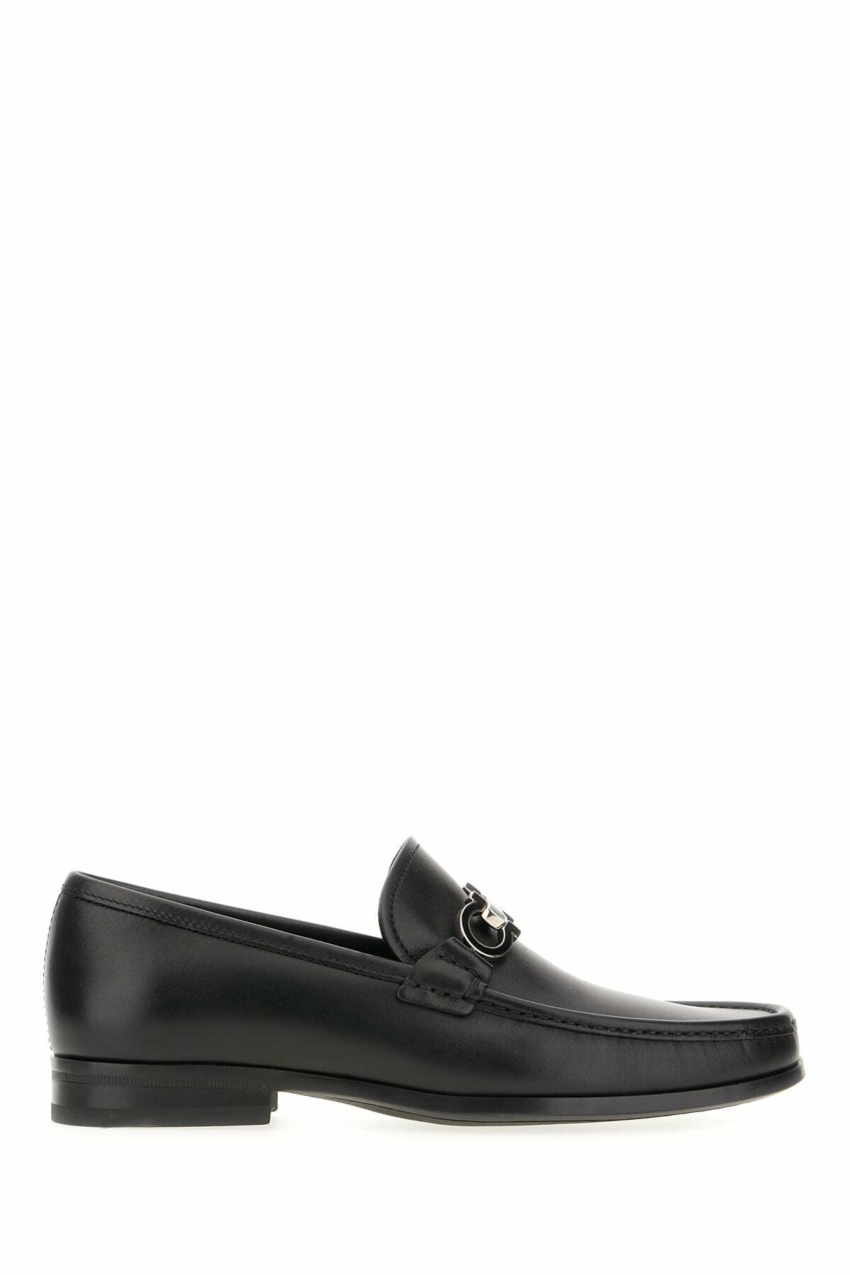 Ferragamo Black Leather Chris Loafers Salvatore Ferragamo display picture 1