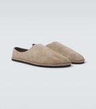 Auralee Suede slippers
