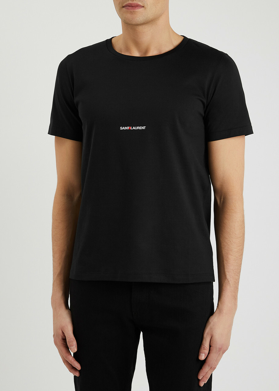 Saint Laurent Logo-print Cotton T-shirt