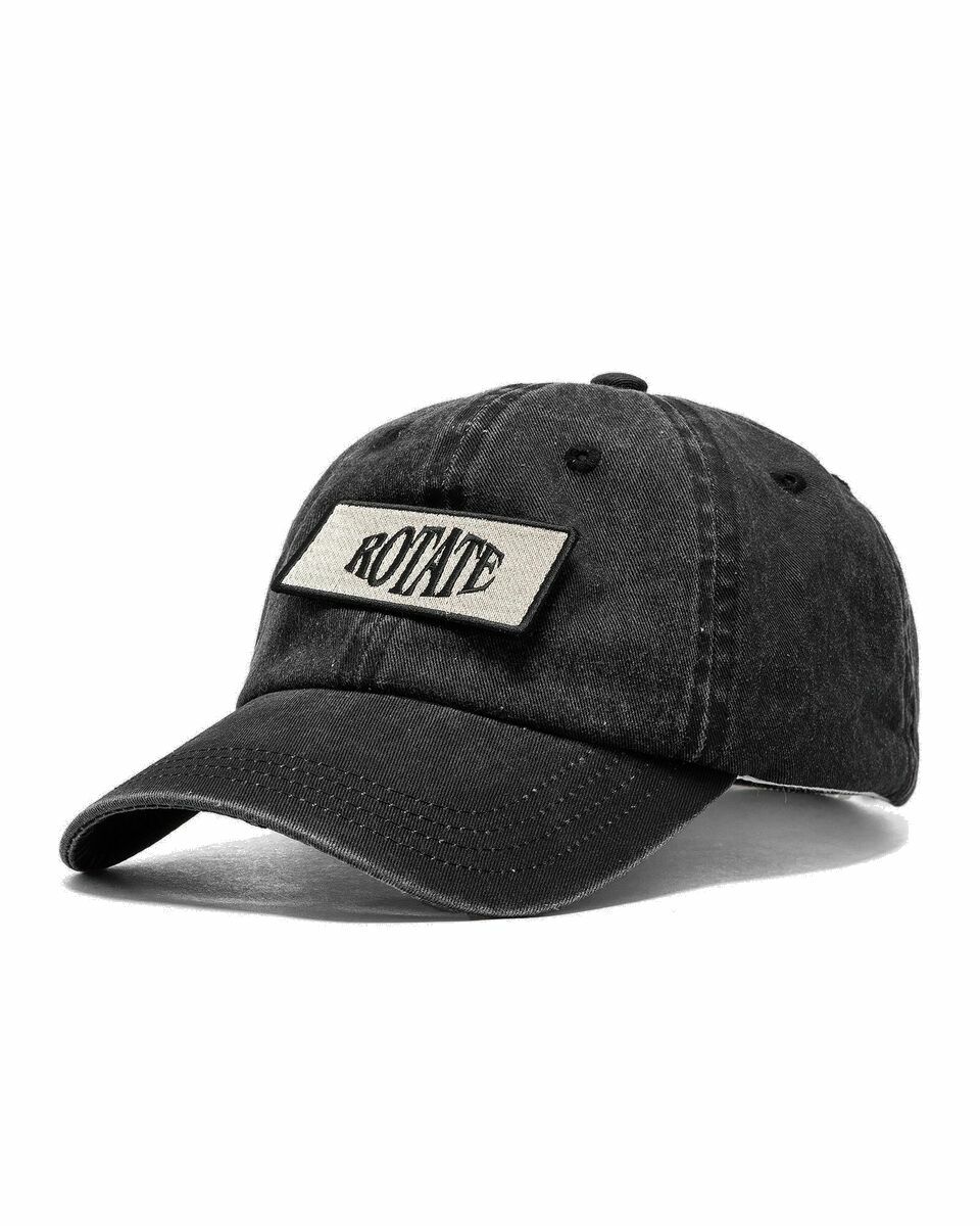 Photo: Rotate Birger Christensen Cap W. Logo Patch Black - Womens - Caps