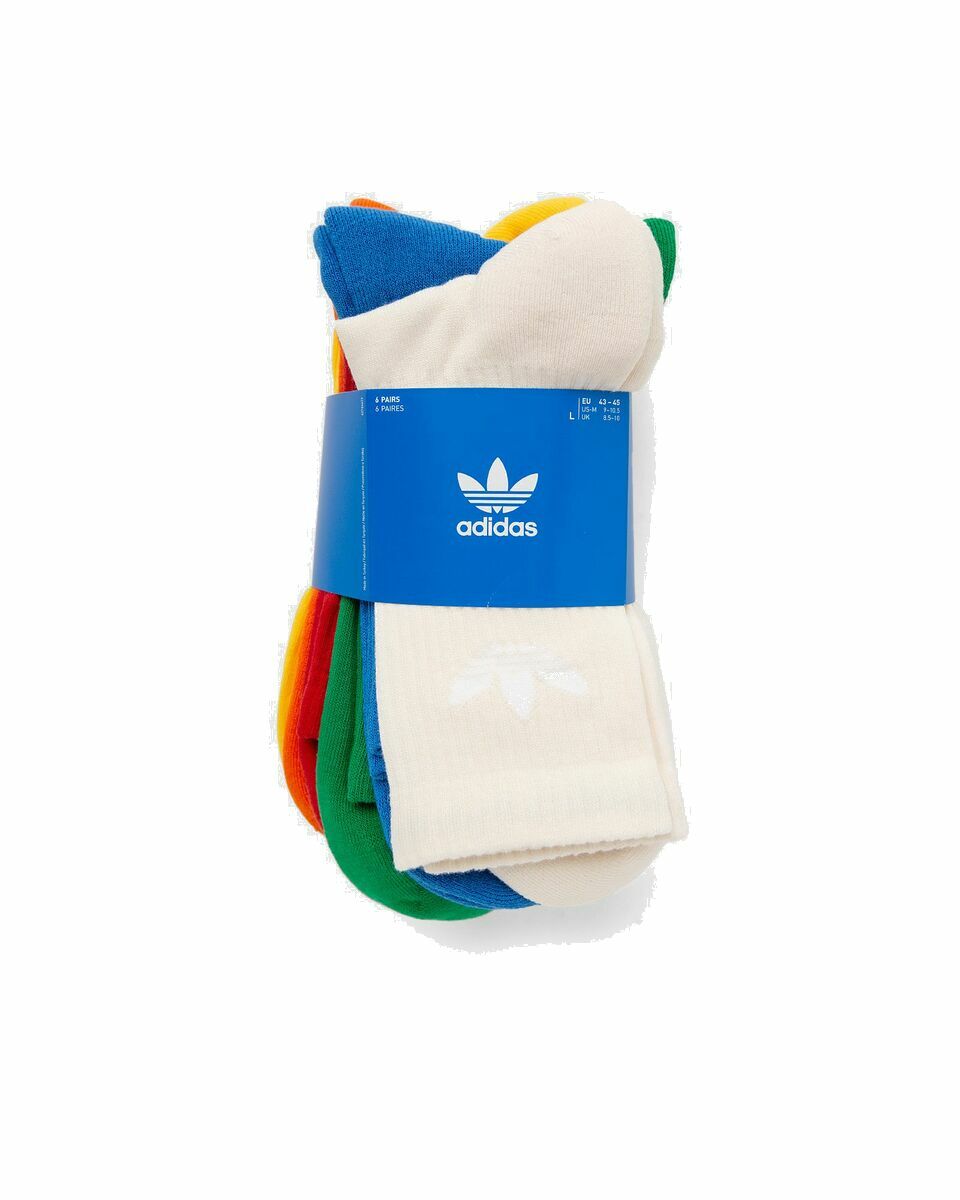 Photo: Adidas Tre Crw Sck 6 Pp Multi - Mens - Socks