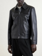 Jil Sander - Leather Blouson Jacket - Black