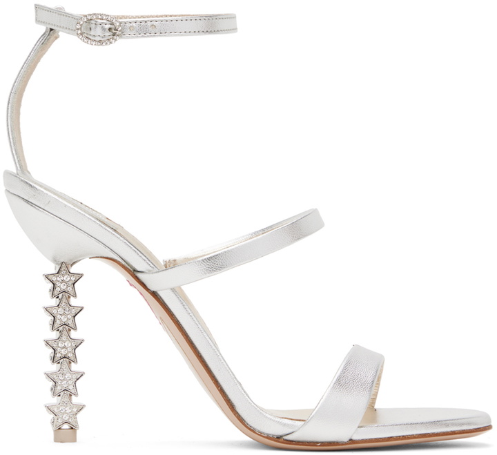 Photo: Sophia Webster Silver Rosalind Heeled Sandals