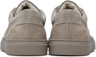Common Projects Gray Nubuck Achilles Sneakers