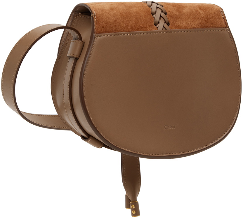 Chloé Tan Small Marcie Saddle Bag